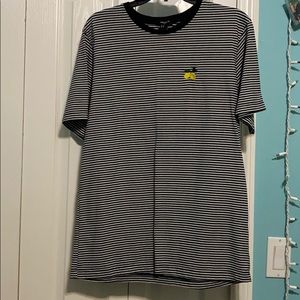 Forever 21 Mens Lemon Striped T Shirt